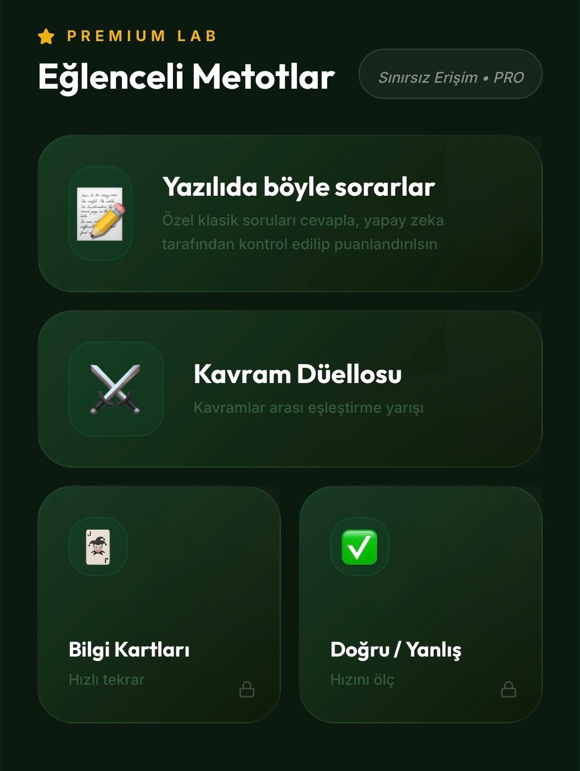 Premium Lab: yazılıda böyle sorarlar
